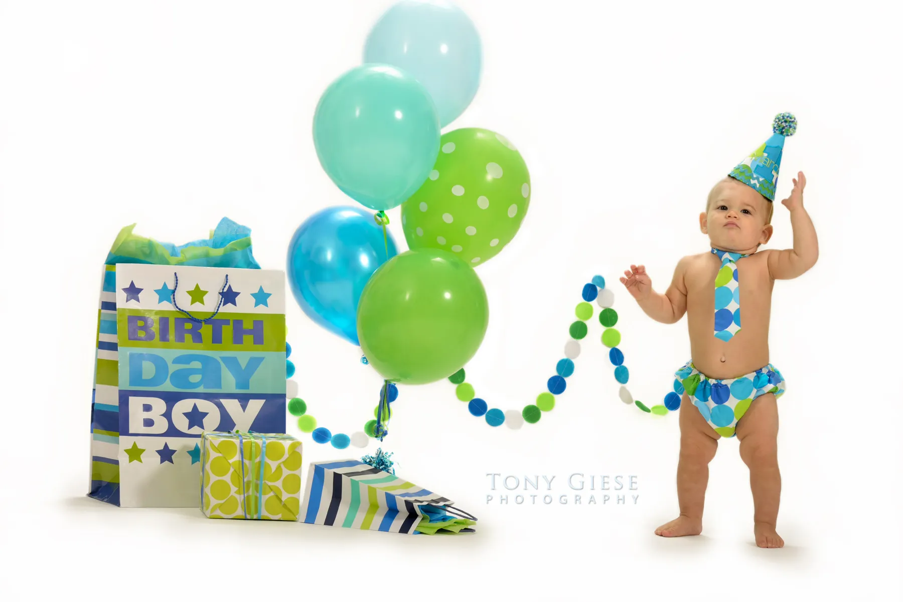 First year birthday photography by Tony Giese Photography